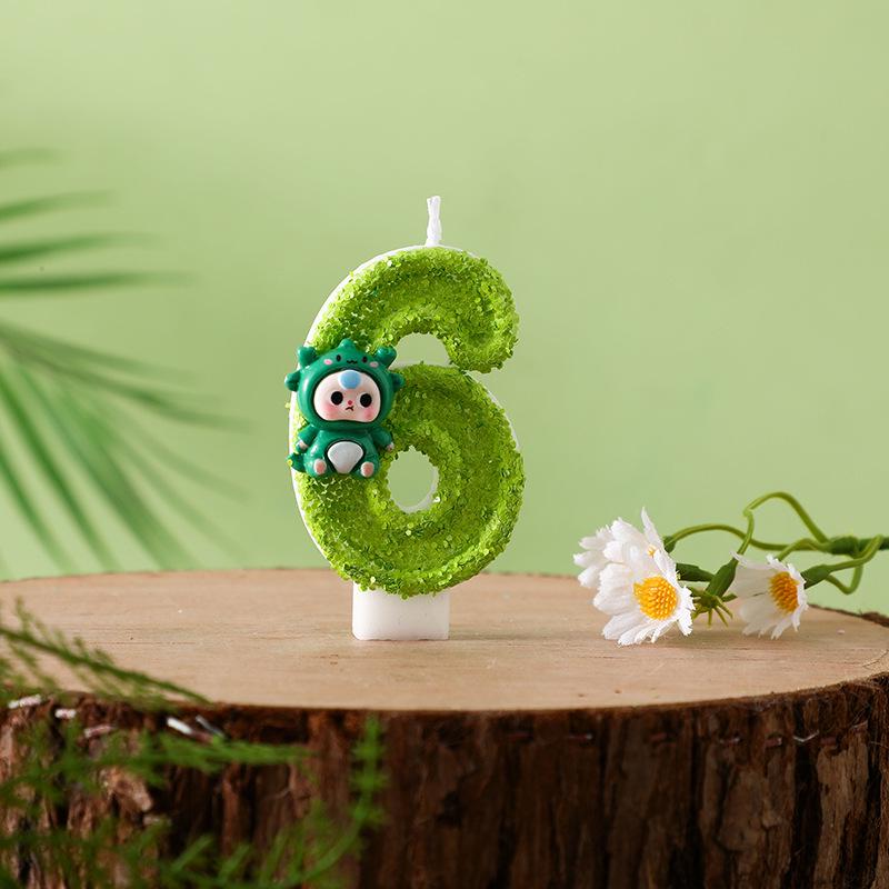 Creative Sequined Number and Letter Cake Decoration