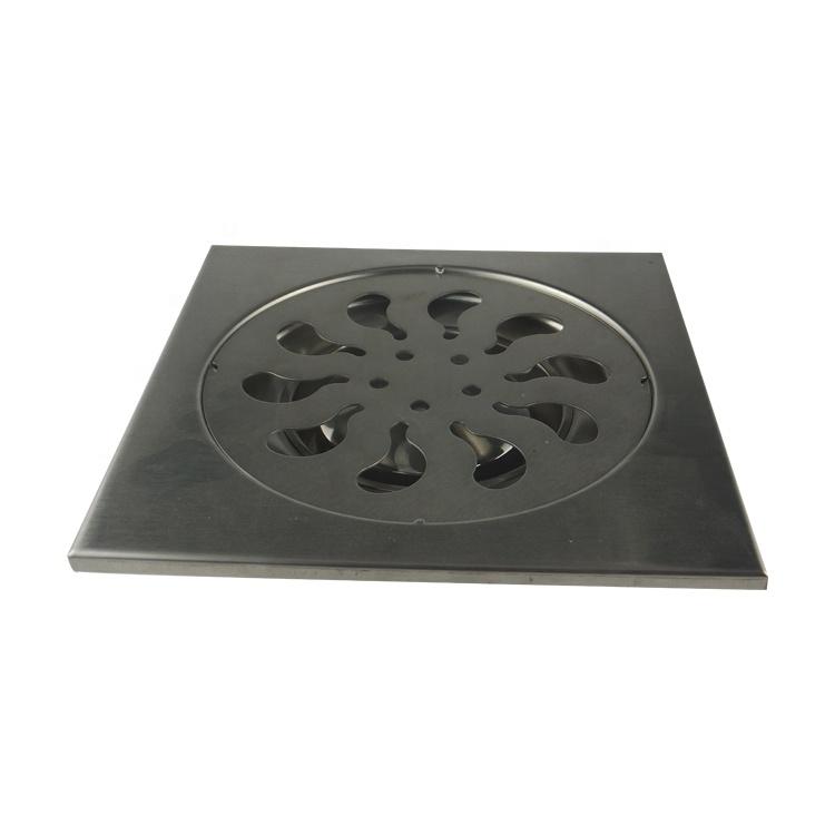 Stainless Steel Square Toilet Floor Drain Cover for Hotel Use Eco-Friendly & Anti-Corrosion Economical Bathroom Drain Solution