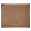 Small Women' Wings Wallet Made of Natural Leather Beige