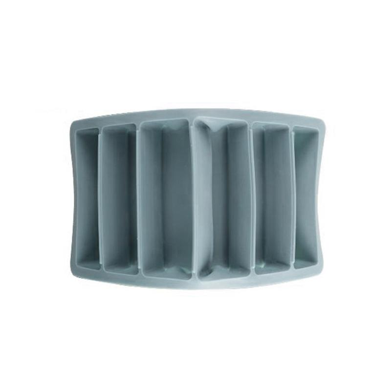 6 Grids Long Ice Cube Tray Kitchen Reusable Silicone Ice Cube Mold BPA Free Ice Maker Food Grade Silicone Ice Cubes Maker