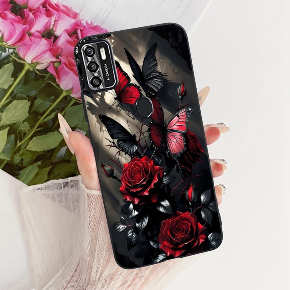 For ZTE Blade A7s 2020 Case A7020 Cute Lion Fashion Painted Cover Soft TPU Matte Phone Case For ZTE Blade A7s 2020 BladeA7s Bags