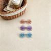 Korean Style Sunflower Glitter Jelly Children's UV Protection Sunglasses