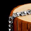 Punk Rock Vintage Oxidized Black Keel Chain Link Men Bracelet Punk Metal Motorcycle Bracelets Male Jewelry