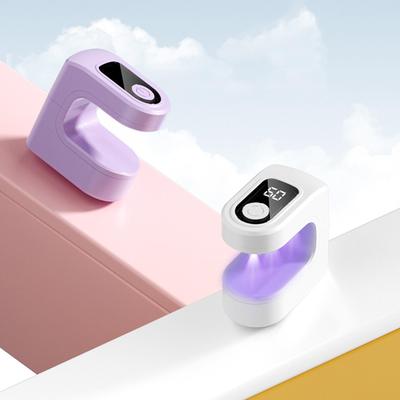 Small UV Light For Nails Fingernail Curing Dryer USB Charging Nail Curing Light With 2 Timing Modes For Manicure Pedicure Studio