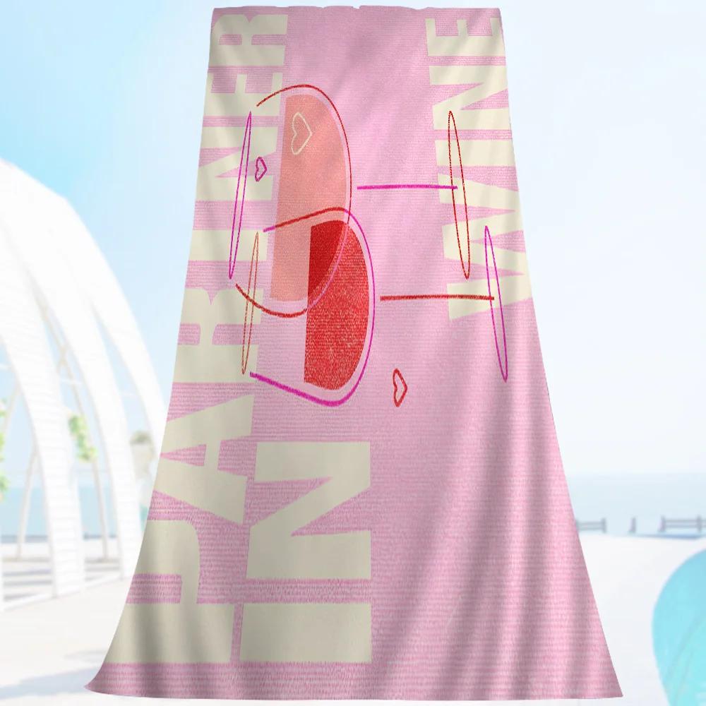

Cartoon Fruit Juice Microfiber Blanket Quick Drying Beach Towels Oversized Printing Super Absorbent Pool Towel Blanket W30*H60(CM)
