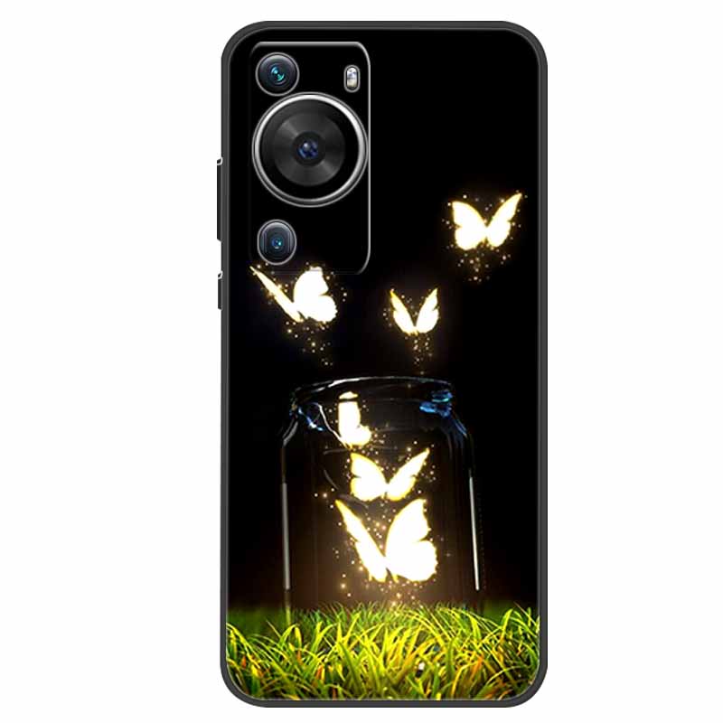 For Huawei P60 Pro Case Animals Protector Soft Silicone Phone Back Cover Cases for Huawei P60 Pro Coque Shockproof Wolf New Capa