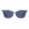 Jimmy Choo SunGlasses Square Full Rim  Transparent Grey Frame And Blue Lens Ba G S0kb7ku Grey
