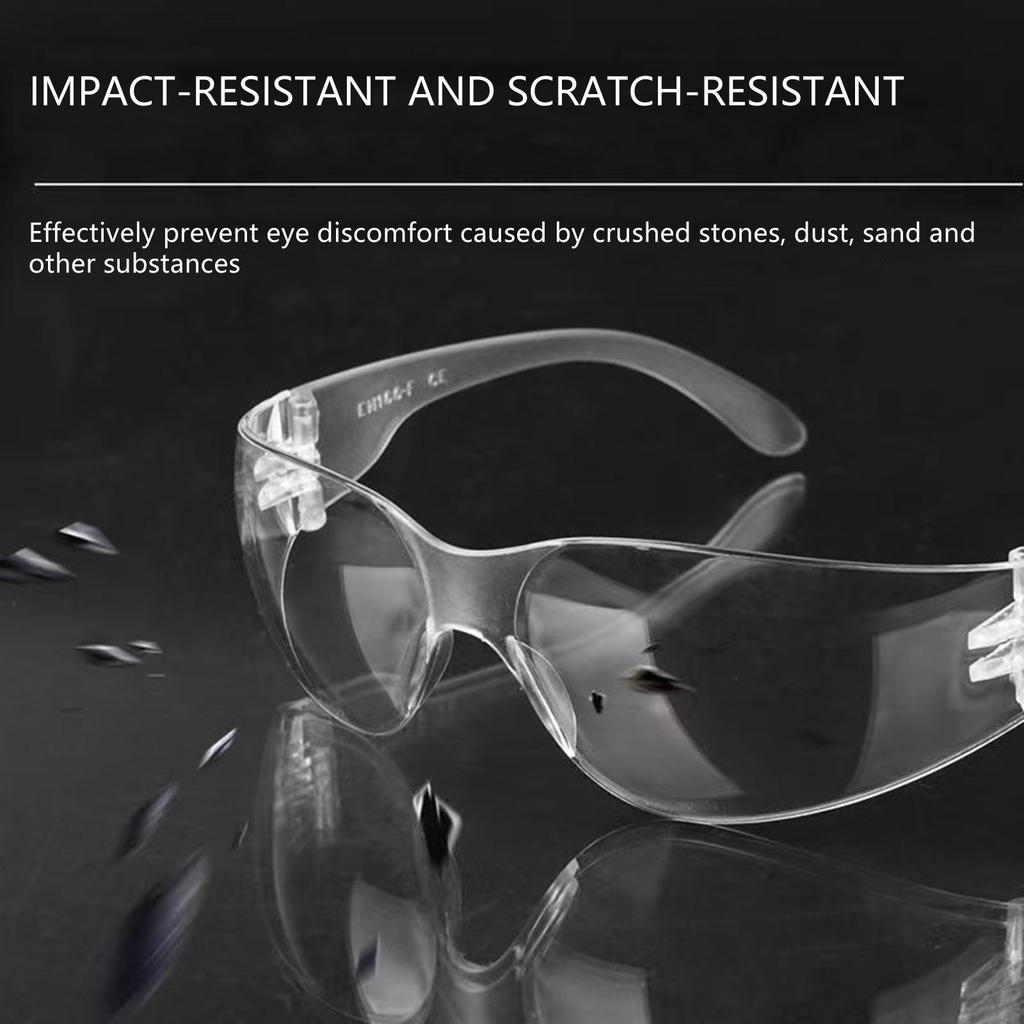 10pcs Childrens Protective Glasses Light Weight Scratch Resistant Eyewear Kids Windproof Safety Glasses Goggles