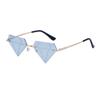 Personalized Diamond Rimless Sunglasses Women'S Trend Party Ball Decorative Sunglasses Glasses