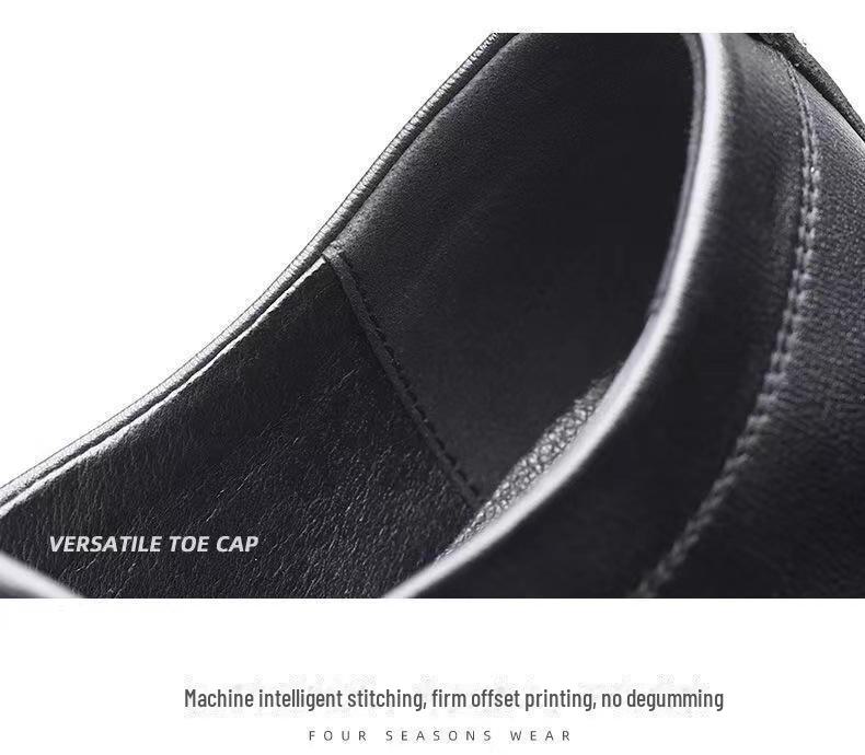 Pánské ležérní a společenské kožené boty na podzim 2024 - Pohodlné, všestranné, ideální pro pány středního věku a starší tatínky