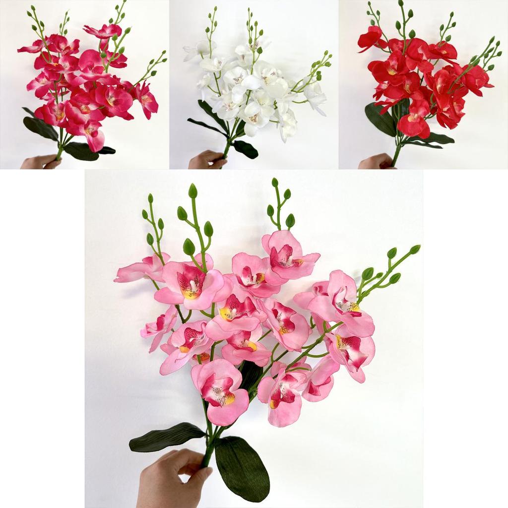 Phalaenopsis Artificial Plants With Soft Touch For Event Styling And Photography Props