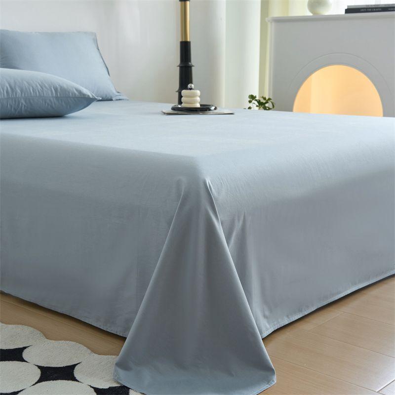 New Ins Minimalist Bed Sheet, Skin-friendly Anti-pilling Bedding for Home & Dormitory, Single Double Size
