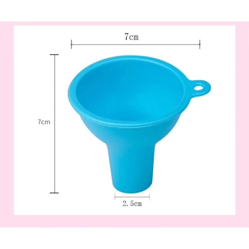 1 adet Silikon Huni Geniş Ağızlı ve Büyük Çaplı Huni Yağ Süt Tozu Fasulye Dökme Hunisi Mutfak Aleti