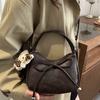 Bag niche design bow hand bag versatile commuter messenger bag Maillard bag women
