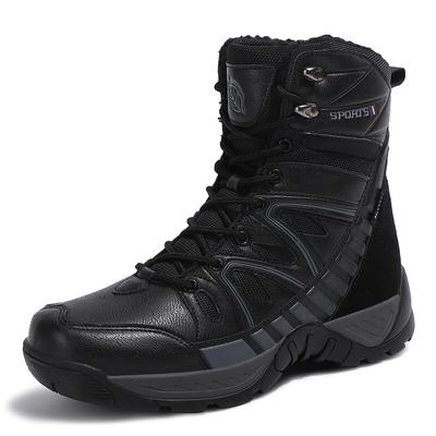 Stivali invernali da uomo Scarpe da ginnastica calde impermeabili Attività all'aperto Stivali da lavoro sulla neve Calzature maschili Scarpe da uomo Stivali da pesca