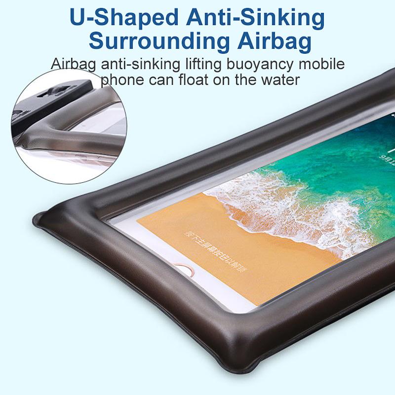 Pływacka Wodoodporna Przezroczysta Torba na Telefon Dla iPhone 15 14 13 Pro Max Pływająca Poduszka Powietrzna Samsung S24 S23 Xiaomi 13t Huawei p60 p30 Pro