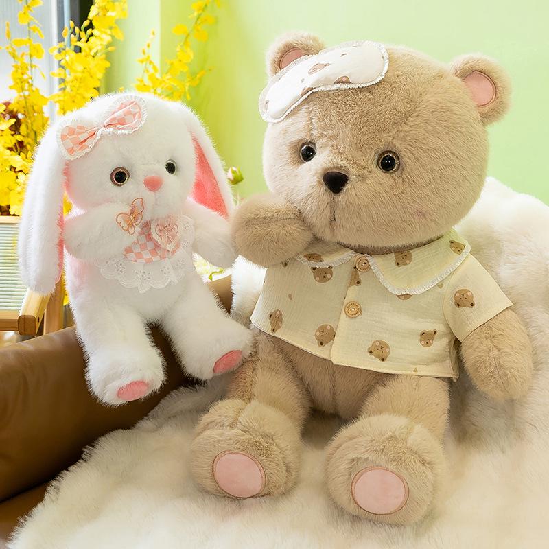 Cute Lop-eared Rabbit Plush Pillow - Soothing Sleep Companion for Kids