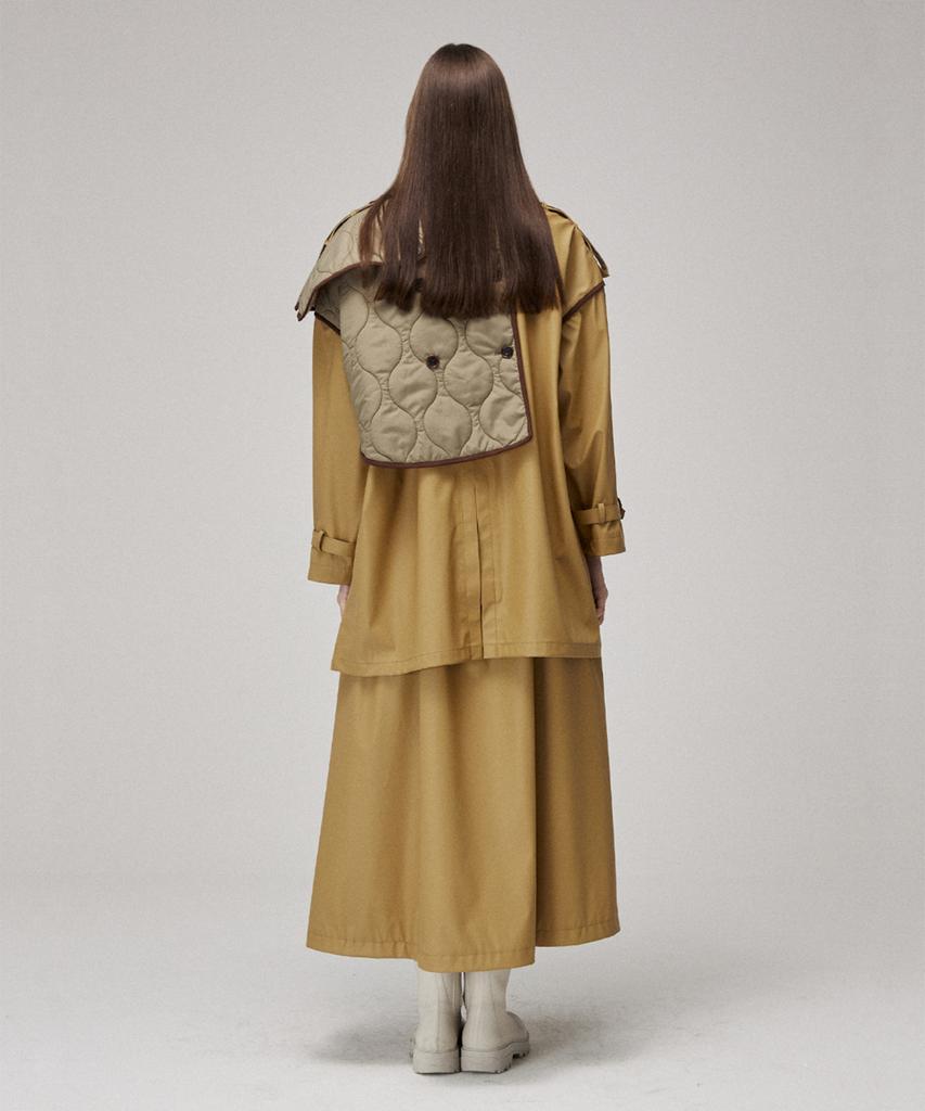 Mmam Quilting Signature Trench Coat