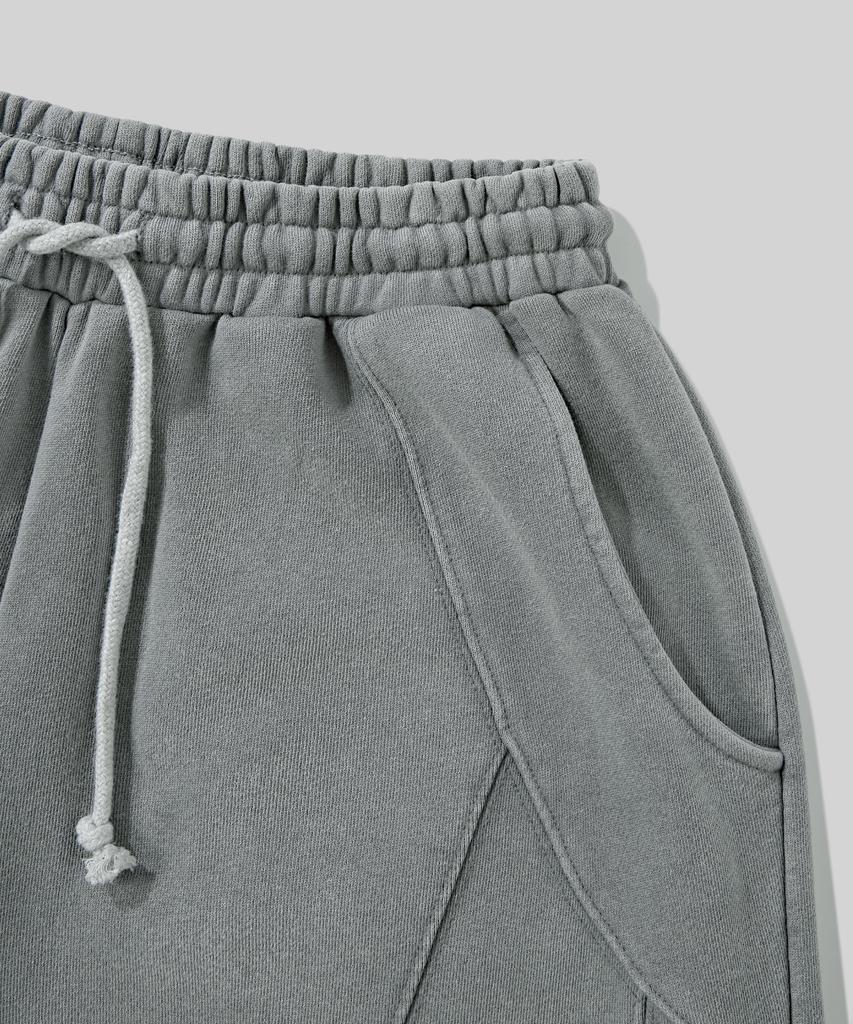 Beodeonteu Multi-Cut Line Pigment Sweatpants [Gray]