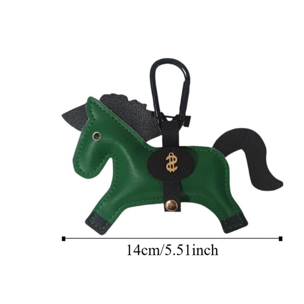 Handmade Stitching Horse Pendant Multi-color Keychain New Trend Bag Charm Backpack Accessory