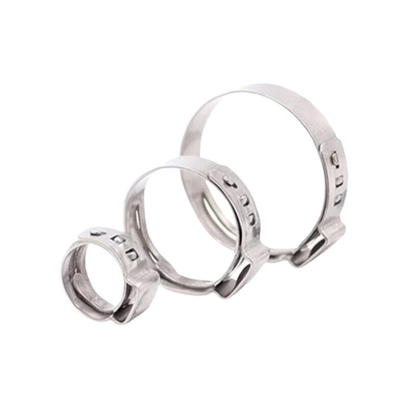 Junsong Single Ear 304 Stainless Steel Stepless Hose Clamps