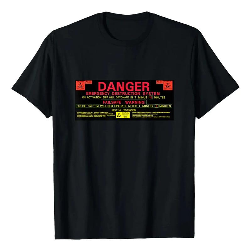 Camiseta De Consola Nostromo Emergency Self Destruct S разноцветный