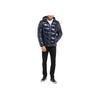 Calvin Klein Solid Color Hooded Puffer Jacket Men jackets Navy-Blue CM052418-TRUE-NAVY