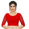 Indian Women's Round Neck Choli Bollywood Wedding Party Wear Readymade Blouse