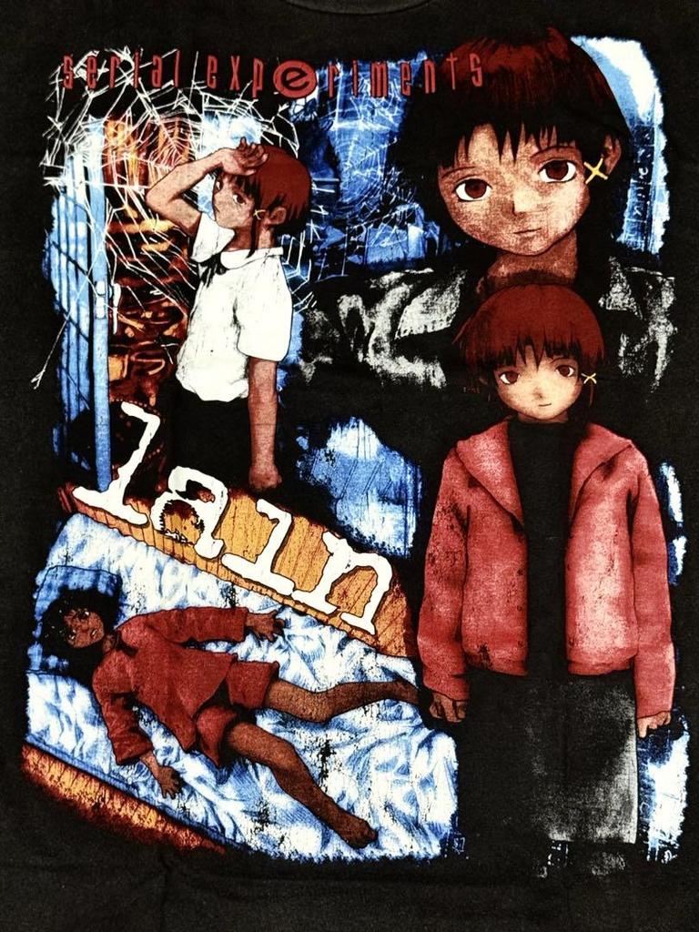 [USED] Serial Experiments Lain T-shirt XL Size