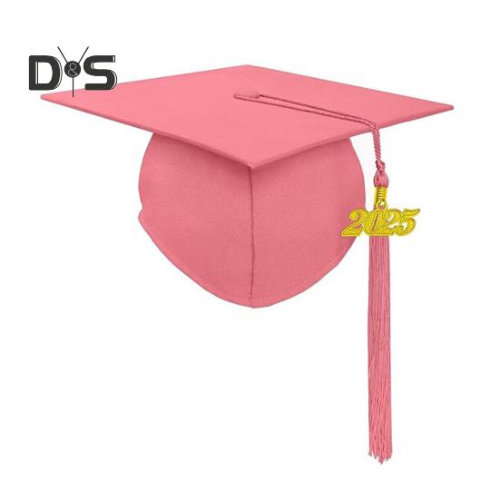 Graduation Cap with 2025 Tassel Class of 2025 Unisex Adult Matte Graduation Cap for High School Bachelor