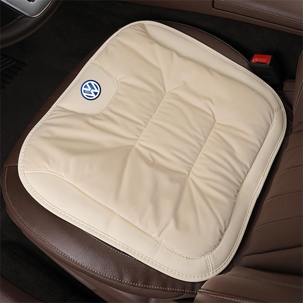 W16Flannel Car Seat Cushion Winter Warm Front Chair Rear Seat Pad For Volkswagen VW R Polo Passat Rline Golf 4 5 6 Tiguan Jetta GTI