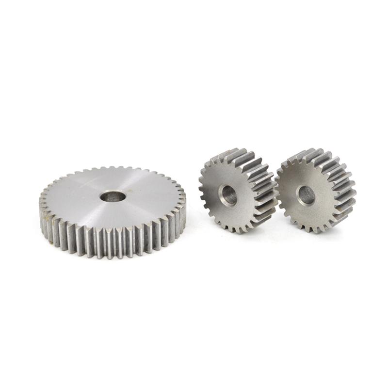 1Pcs Metal Transmission Gear Positive Gear Dia 77mm-162mm 45#Steel Cylindrical Gear 1 Mod 75/80/90/100/110/120/150/160 Teeth