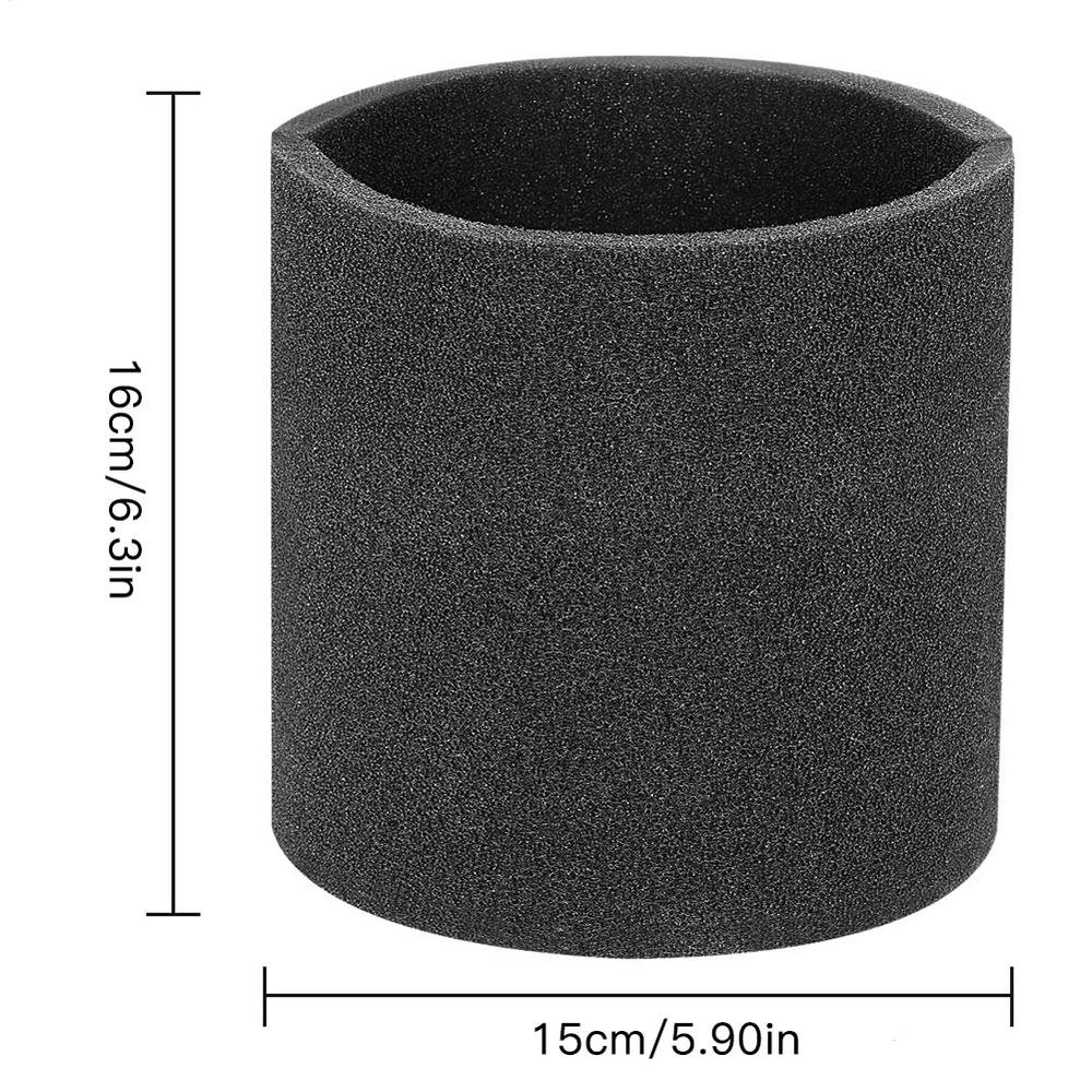 1 шт. Фильтрующая губка из пеноматериала, пенопластовый чехол, Экономичный, Моющийся водой, Многоразовый фильтр для пылесосов ShopVac, Фильтрующая губка из пеноматериала