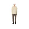 STONE ISLAND Ribbed Crew Neck Pullover Long Sleeve Sweatshirt Men Sweatshirt Beige 811563750-V0097
