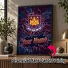 Custom Name West Ham United FC 5D Diamond Painting Personalized Full Drill Diamond Art Kit Gift