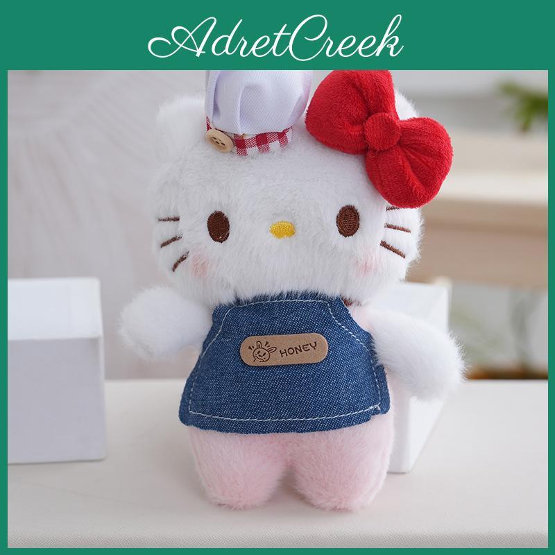 Hello Kitty Classic Chef Kitty Plush Keychain Cute Cartoon Gift For Animal Lovers