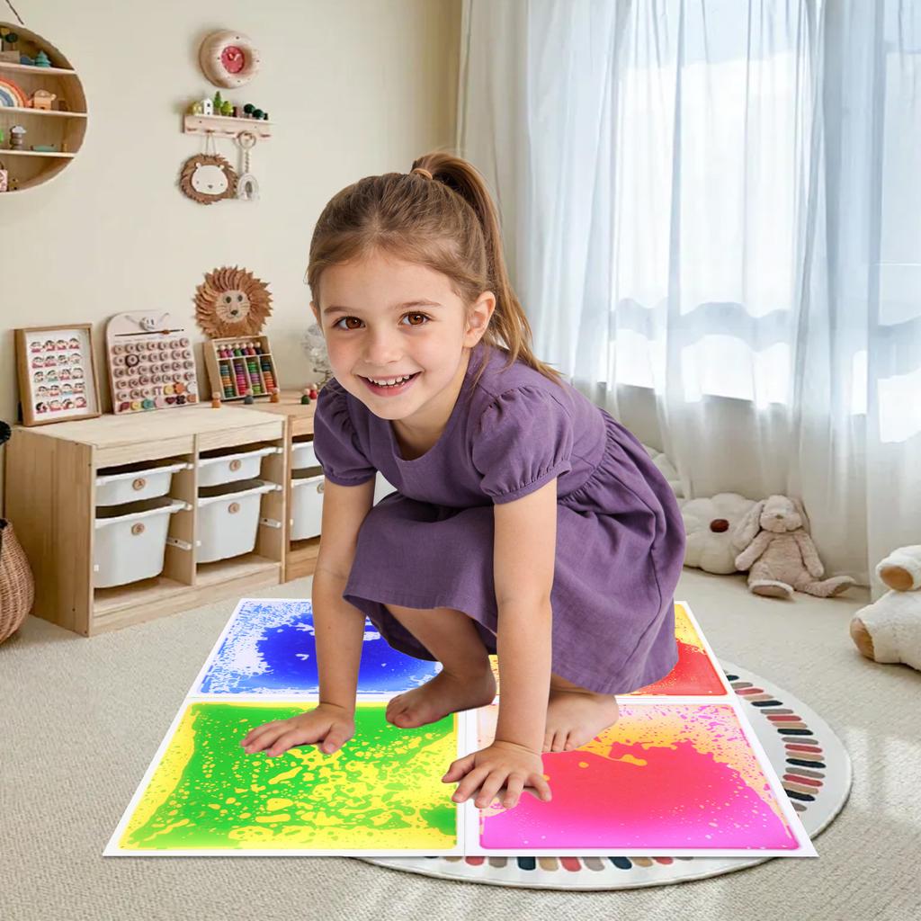 Sensorische Fliesen Flüssigkeitsbeständig Weich für Kleinkinder Vorschule Sensorisches Spiel Spaß Kinder