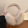 Cute Plush Warm Earmuffs for Women Winter  New Solid Color Cycling Ear Warmers Windproof and Coldproof Earmuffs