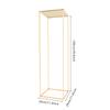 Golden Vases Wedding Table Decoration 100 cm High Vase  Metal Column Flower Stand Geometric for Birthday Party Home Decoration
