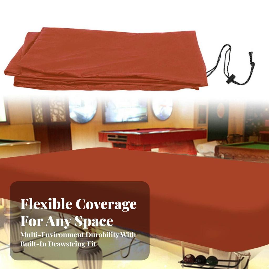 Waterproof Pool Table Cover | Water-Resistant, tailored Cover, for Game Rooms