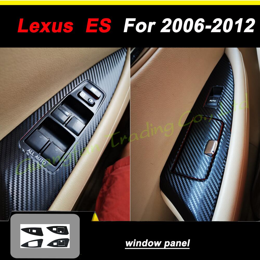 For Lexus ES240 350 2006-2012 Car-Styling 3D/5D Carbon Fiber Car Interior Center Console Color Molding Sticker Decals