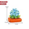 New Flowers Succulents Building Blocks Everlasting Bonsai Tree Gardens Romantic Girls Bricks Potted Plants Hot Model Kids Toys