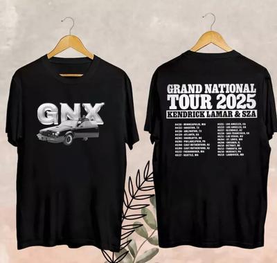Kendrick Lamar Tour 2025 Fan Shirt, Kendrick Lamar GNX T-Shirt, Kendrick Lamar S