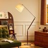 Second-Hand Wooden Floor Lamp for Living Room or Bedroom