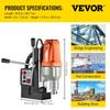 Magnetic Drill 220V-240V Magnetic Drilling Machine 980W, Metal Drill Press High Power 680 Rpm, Multi-Function Metal Drill Press 35MM Core Drilling