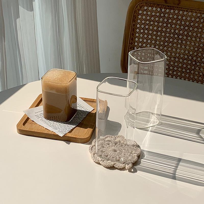 Heat-Resistant Transparent Glass Cup for Tea Brewing and Home Use