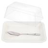 Butter Storage Box Sealed Plastic Butter Crisper Container with Cover Airtight Kitchen Gadget