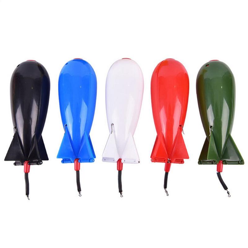Fishing Accessories Carp Fishing Rocket Feeder Large Small Spod Bombs Float Lure Bait Holder 14.5cm Pellet Rockets Feeders