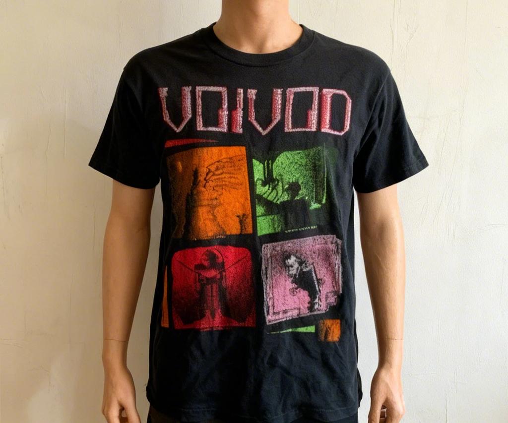 Voivod Vintage 1989 Nothing Face Tour Nachdruck Schwarz Unisex T-Shirt S-5XL Mit Etikett