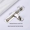 304 Stainless Steel Padlockable Door Bolt - Anti-theft, Thickened for Wooden or Room Doors, Universal Left/Right Fit.